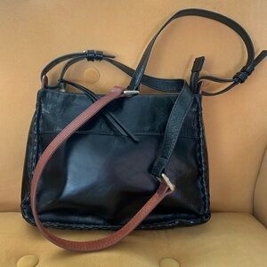 HOBO Black and Brown Crossbody Bag